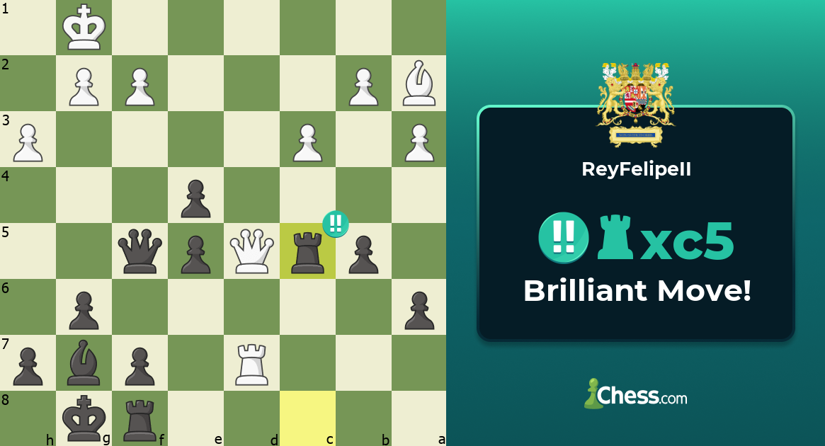 Brilliant chess move